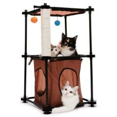 Kitty City Tower Игровой комплекс с когтеточкой для кошек Биг Бен (79*45*45см, сизаль)