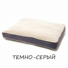 Dog Gone Smart Нано мат прямоугольный с меховой отделкой XL, 90*120см, темно-серый