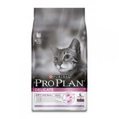 Pro Plan Delicate Сухой корм Проплан для кошек с проблемным пищеварением (индейка) (400 г)