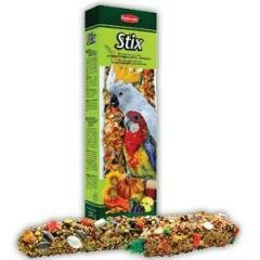 Padovan Stix Parochetti Pappagalli Лакомые палочки для средних и крупных попугаев (семена+фрукты)
