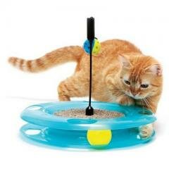 Kitty City Swat Track & Scratcher Игрушка для кошек Поле Чудес (31*31*5 см)