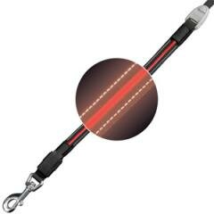 Flexi Vario Поводок светящийся S/M