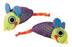 Petstages Catnip Chew Mice Мышки с кошачьей мятой