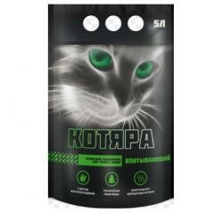 Котяра Древесный наполнитель для кошек п/п 5л 