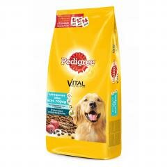 Pedigree сухой корм для взрослых собак говядина 13кг