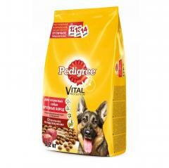 Pedigree сухой корм для взрослых собак крупных пород говядина 2,2кг