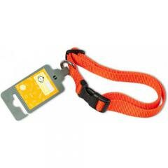 HUNTER SMART ОШЕЙНИК ДЛЯ СОБАК ECCO M (35-53 СМ) НЕЙЛОН ОРАНЖЕВЫЙ