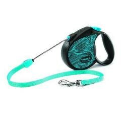 Triol Поводок-рулетка Colour Blue S 5м до 12кг, трос 
