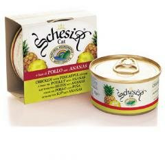 Schesir (Шезир) Консервы для кошек с цыпленком и ананасом (85 г) 