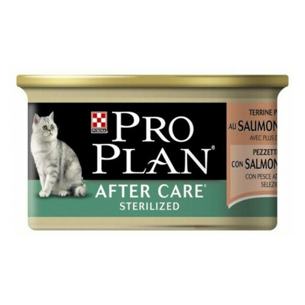 Pro Plan After Care консервы Проплан для кастрированных котов и стерилизованных кошек (лосось+тунец) (85 г)