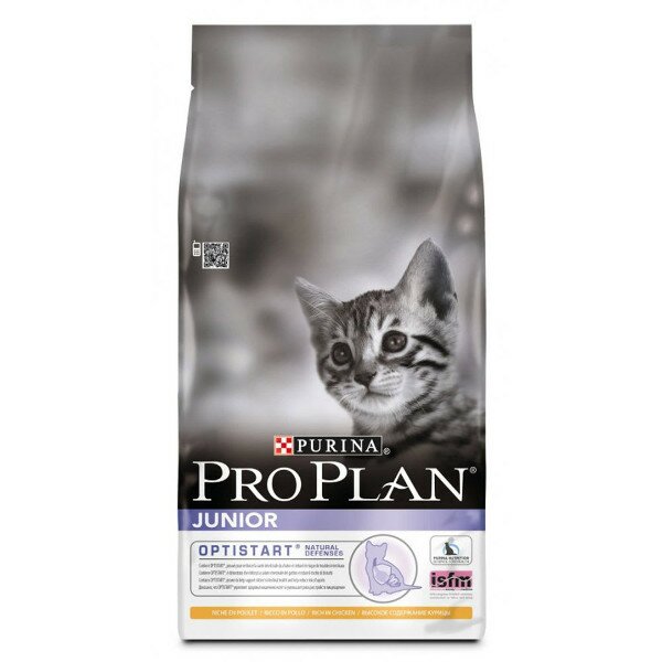 Pro Plan Kitten Junior Сухой корм Проплан для котят (курица) (400 г)