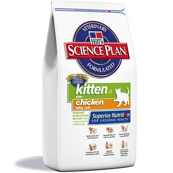 Hills Science Plan Kitten Healthy Development Для котят (курица) (400 г)