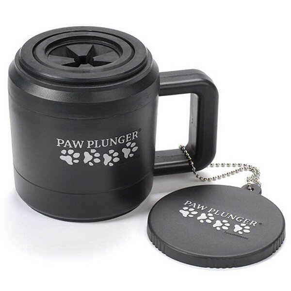 Лапомойка для собак маленькая Paw Plunger S black (черная)
