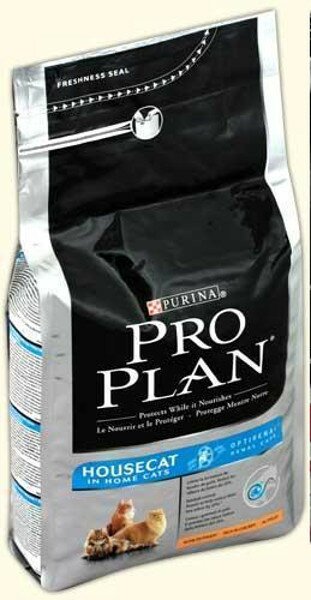 Pro Plan House Cat Сухой корм Проплан для кошек с низкой активностью (курица+рис) (1,5 кг)