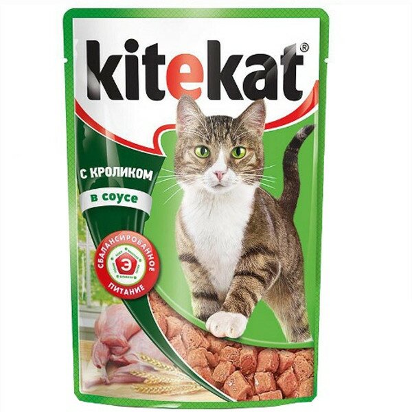 Kitekat консервы кролик 100г