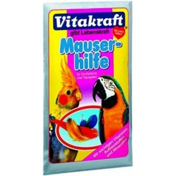 Vitakraft Подкормка для средних и крупных попугаев в период линьки