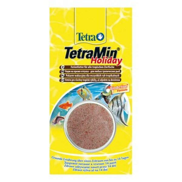 TetraMin Holiday Сухой корм для всех видов декоративных рыб ("на отпуск")